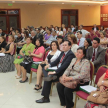 La actividad tuvo lugar en el Salón Auditorio del Palacio de Justicia de Asunción.