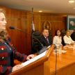 La doctora Alma María Méndez de Buongermini, miembro del Tribunal de Apelación, expresó algunas palabras