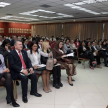 El encuentro contó con la presencia del presidente de la Asociación de Jueces del Paraguay, doctor Delio Vera Navarro.