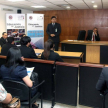 El coordinador de la Oficina de Quejas y Denuncias, Edgar Escobar, expuso sobre la función de dicha dependencia judicial.