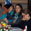 La primera ponencia estuvo a cargo de la abogada Sofía Jaramillo, de la Relatoría de Libertad de Expresión de la CIDH.