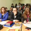 Los fiscales intervinientes en el caso, Juliana Giménez, Jalil Rachid y Liliana Alcaraz.