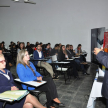 La primera jornada se desarrolló en un conversatorio dirigido a estudiantes de derecho de la Universidad Nacional de Asunción Filial Misiones