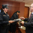 La máxima instancia judicial homenajeó a los agentes del orden por la celebración del Día de Santa Rosa