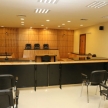 Las salas de juicios orales cuentan con todas las necesidades y comodidades para realizar audiencias penales.