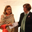 La ministra de la Corte Suprema de Justicia, doctora Alicia Pucheta de Correa felicitó a la coordinadora del Museo de la Justicia, Rosa Palau por la iniciativa de fomentar el arte referente a la memoria histórica