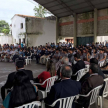 El suboficial Édgar Quiñónez brindó una amena charla a los jóvenes de las instituciones educativas de Emboscada.