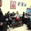 Las magistradas conversaron con las autoridades de la Agrupación Especializada.