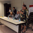 La Dra. Rosa Beatriz Yambay Giret, presidenta de la Circunscripción de Cordillera, dio las palabras de bienvenida a los presentes