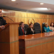 El titular de la Asociación de Magistrados Judiciales del Paraguay (AMJP), Enrique Mongelós, brindó las palabras de apertura.