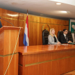 La apertura de la actividad estuvo a cargo del titular de la Asociación de Jueces del Paraguay, doctor Delio Vera Navarro.
