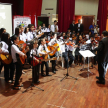 El coro de la Fundación Divina Providencia tuvo a su cargo el momento artístico.