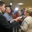 En conversación con periodistas, la ministra Bareiro de Módica explicoó los alcances del convenio de cooperación interinstitucional.