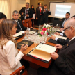 El ministro de la máxima instancia judicial, doctor Luis María Benítez Riera firmó el acuerdo, en representación de la Corte