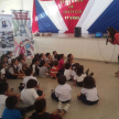 La jueza de Paz de Iturbe charló con niños del preescolar.