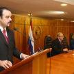Gonzalo Sosa Nicoli en el juramento de los magistrados para diferentes circunscripciones judiciales del país.