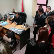 El abogado Juan Carlos Rocholl Céspedes, recibió a los universitarios en su despacho.