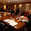 La reunión se realizó en el noveno piso del Palacio de Justicia de Asunción.