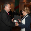 La ministra de la máxima instancia judicial Gladys Bareiro de Módica recibió la placa de reconocimiento