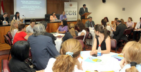 Presentaron Guía de Coordinación Interinstitucional para la atención a trabajadores menores