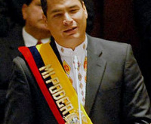 Rafael Correa, presidente de la República del Ecuador