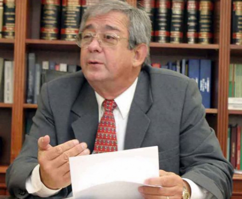 Doctor Raúl Torres Kirmser, Ministro de la Corte Suprema de Justicia y Superintendente de la Circunscripción Judicial de San Pedro.