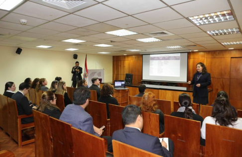 La Secretaría de Género realizó la tercera reunión con las diversas direcciones del Poder Judicial, en la sala de reuniones del Palacio de Justicia.