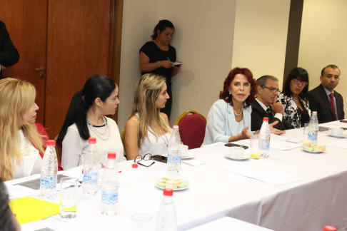 La doctora Peña remarcó que se están cumpliendo los lineamientos del Plan Estratégico Institucional (PEI) 2016-2020 para disminuir la mora judicial.