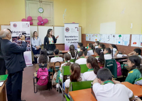 Niños de Escuela República del Brasil dialogaron sobre Derechos de Propiedad Intelectual