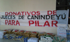 Entregan donación para damnificados en Pilar