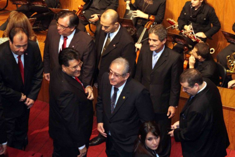 El doctor José Raúl Torres Kirmser, presidente de la Corte Suprema, participó de la inauguración de la Asamblea de la OEA.
