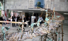 Habilitan exposición “Puente sin riberas” en el Palacio de Justicia