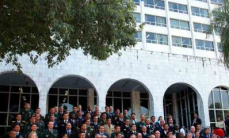 Comitiva del Colegio Interamericano de Defensa visitó el Palacio de Justicia