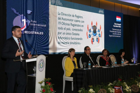 Ismael Corrales, jefe de la Oficina Regional de Asunción de la Dirección del Registro del Automotor.