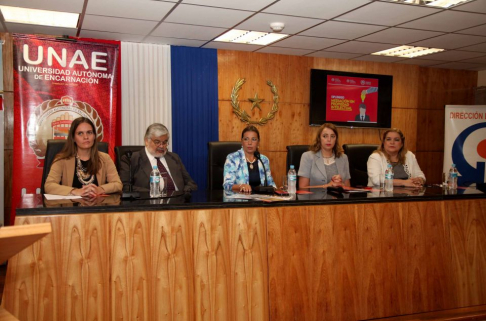 Imagen de archivo del lanzamiento del Diplomado sobre Propiedad Intelectual en la Circunscripción Judicial de Itapúa.