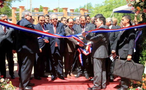 Autoridades de los Poderes Judicial, Ejecutivo y Legislativo participaron del acto de inauguración del Palacio de Justicia de Paraguarí.