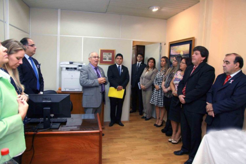 La nueva oficina funciona en el subsuelo 1 del Palacio de Justicia de Asunción.