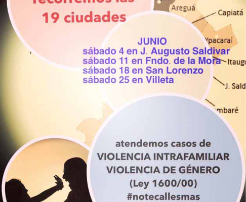 Prosigue campaña contra violencia intrafamiliar