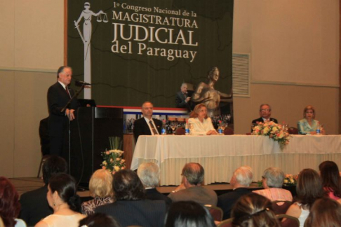 El presidente de la Corte Suprema, doctor Víctor Núñez, destacó la importancia del Congreso de Magistrados.