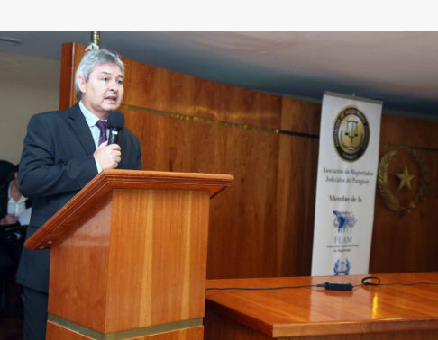 Diplomado Internacional Avanzado sobre “Nuevas estrategias del proceso Penal Paraguayo” en el Salón Auditorio del Palacio de Justicia de la Capital.