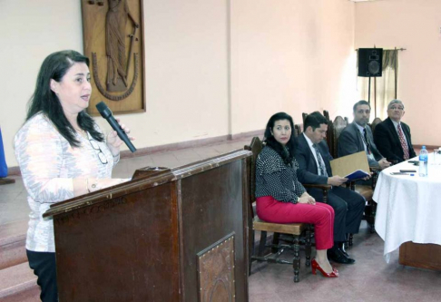 Palabras de apertura a cargo de la presidenta de la citada Circunscripción Judicial, abogada Rocío Gossen Teme