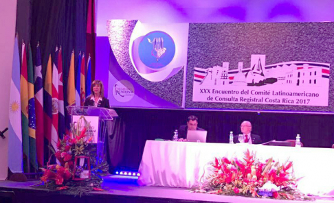 La titular del Registro de Automotores, Julia Cardozo participó del XXX Encuentro del Comité Latinoamericano de Consulta Registral.