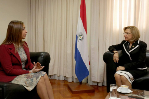 La titular de la máxima instancia judicial, doctora Alicia Pucheta, mantuvo una reunión con la secretaria ejecutiva de la Secretaría Nacional Anticorrupción (Senac), abogada María Soledad Quiñónez.