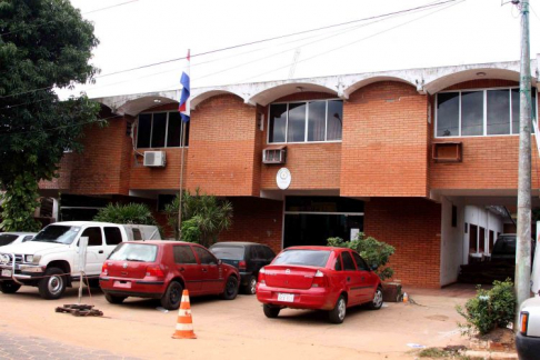 Fachada de la sede judicial de Caaguazú.