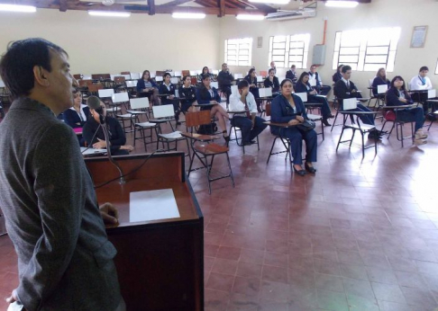 Más de 25 postulantes se presentaron al examen para ocupar el cargo de actuario judicial.