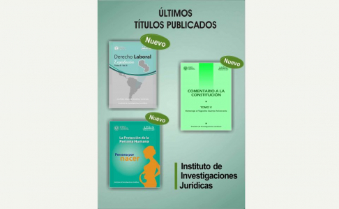 El Instituto de Investigaciones Jurídicas presentó los últimos títulos publicados de diferentes materiales judiciales.
