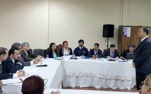 Encuentro sobre gestión estratégica en Ciudad del Este, Circunscripción Judicial de Alto Paraná.