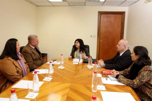 Se realizó una reunión de trabajo con el Fiscal General del Estado, doctor Emiliano Rolón Fernández.