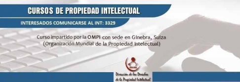 Afiche del Curso General de Propiedad Intelectual de la OMPI.