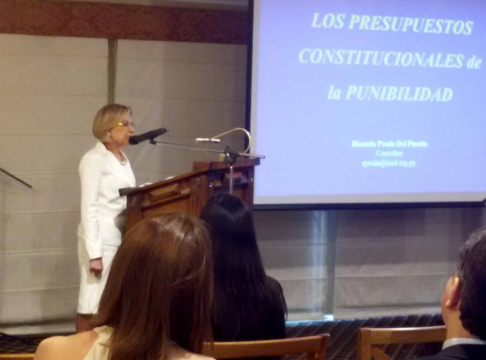 La presidenta de la Corte, doctora Alicia Pucheta, consideró la capacitación como sumamente auspiciosa.